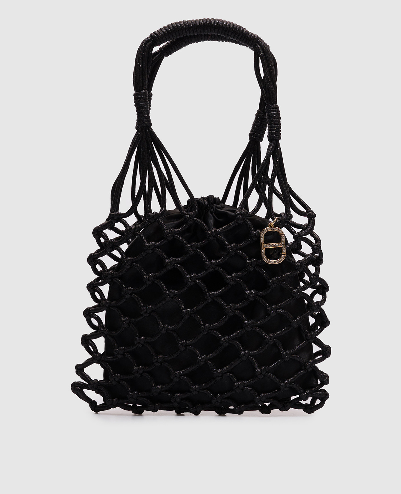 

Alizée black woven shopper Twinset