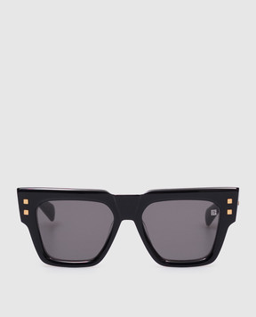 Balmain Black B-Army Sunglasses BPS164A52w