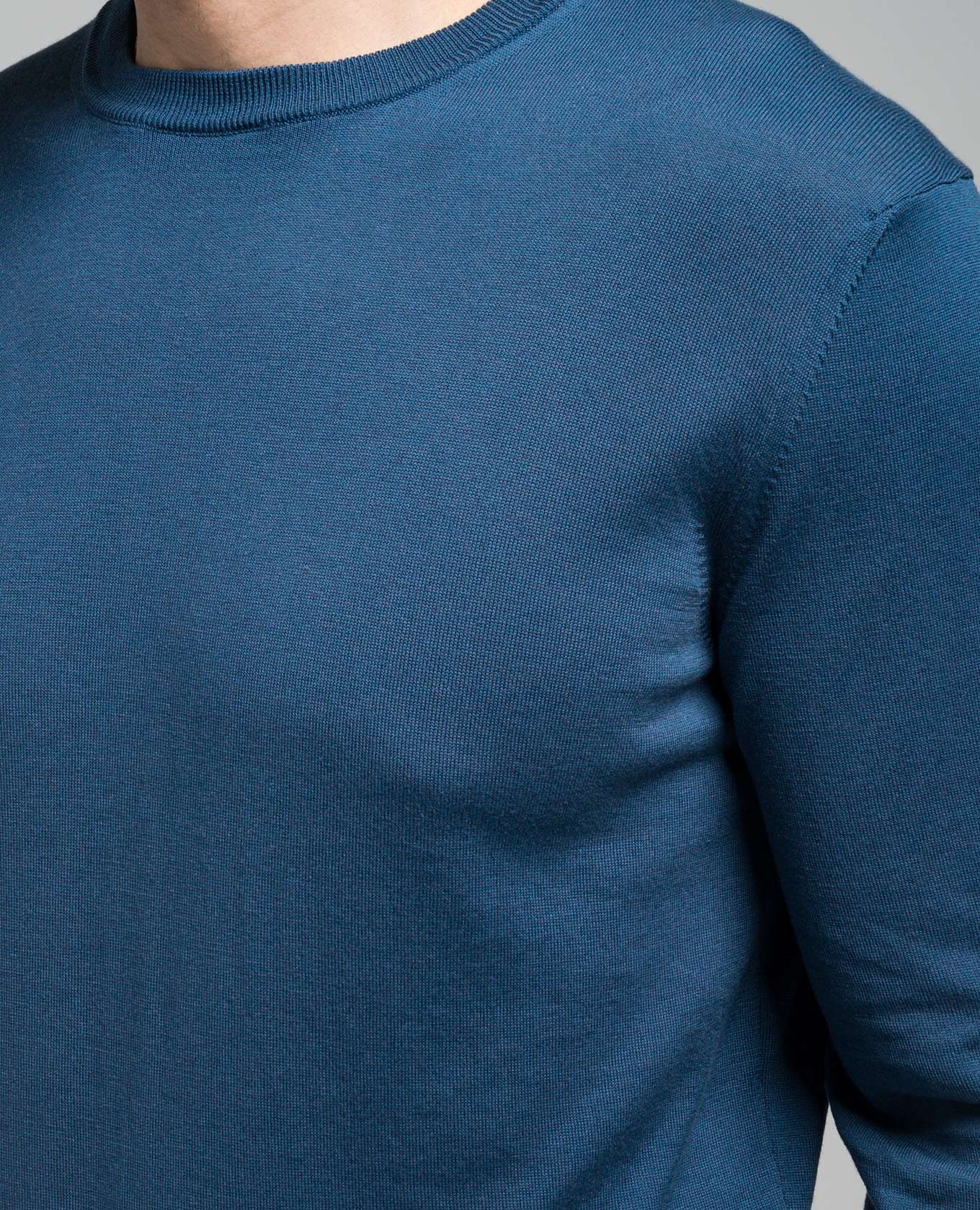 Blue jumper with silk and cashmere Cashmere&Whiskey 5