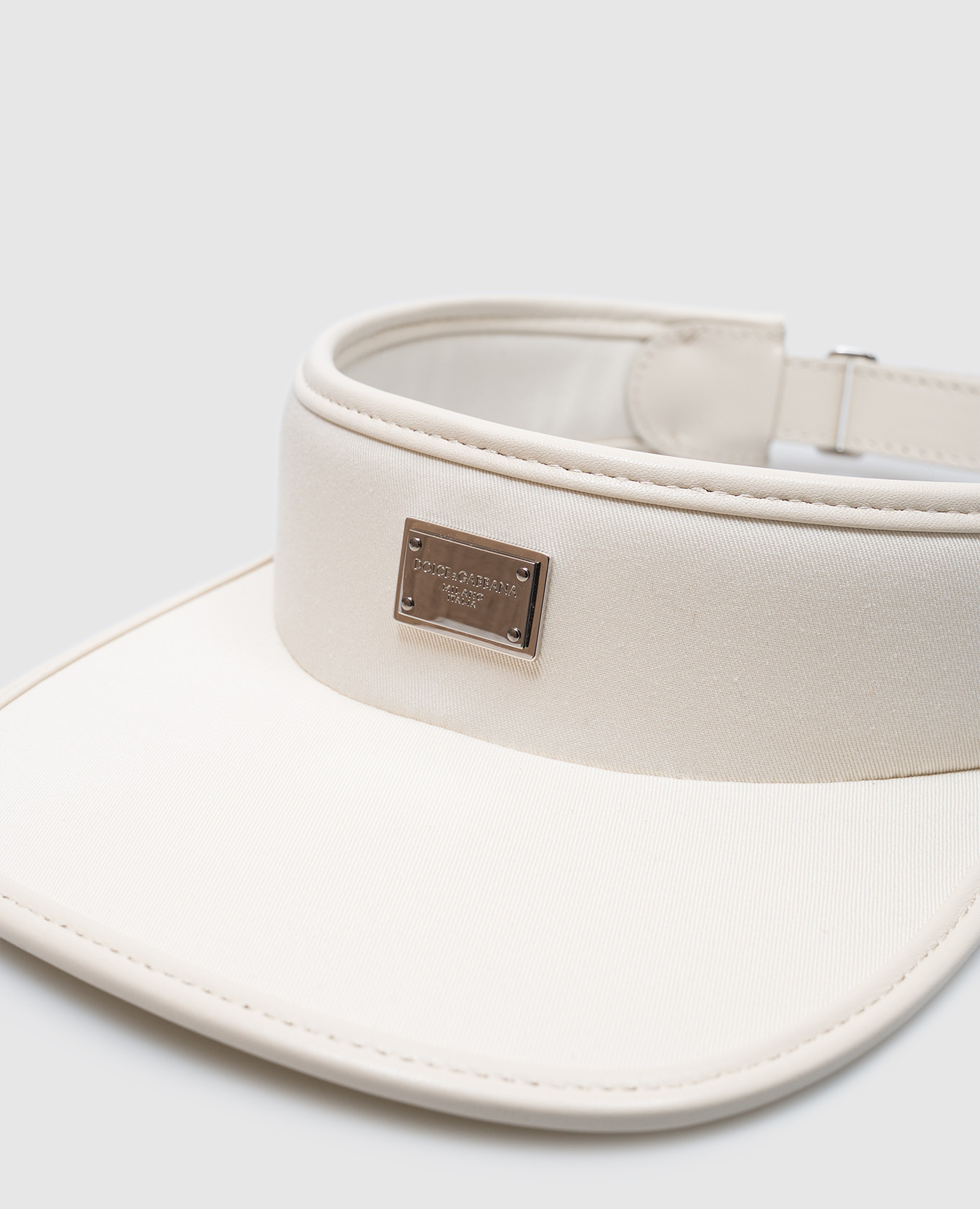

Beige visor with logo Dolce&Gabbana