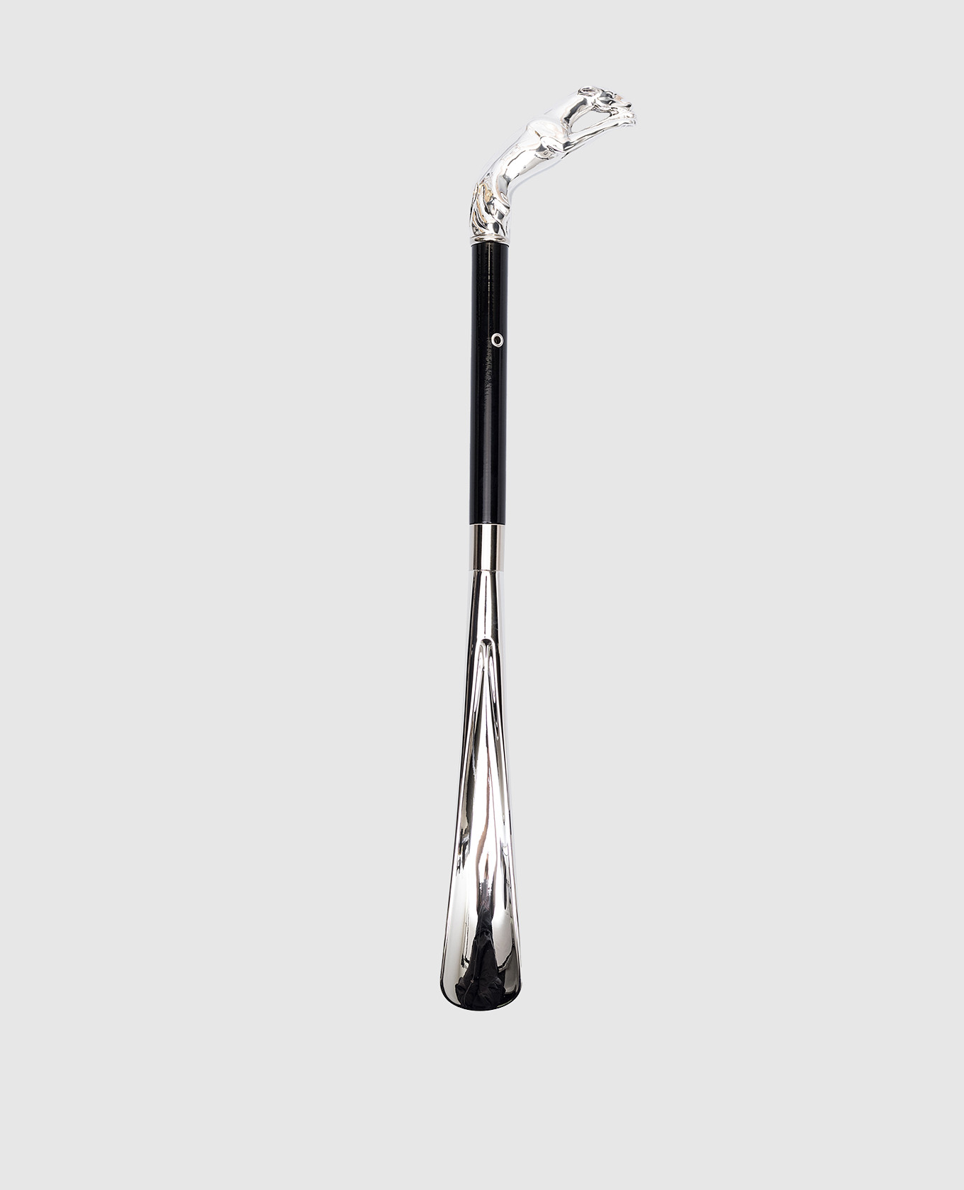 

Silver shoe horn with a greyhound image Pasotti, Black