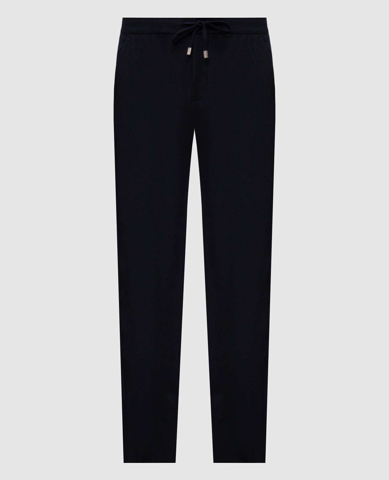 Blue wool pants Enrico Mandelli