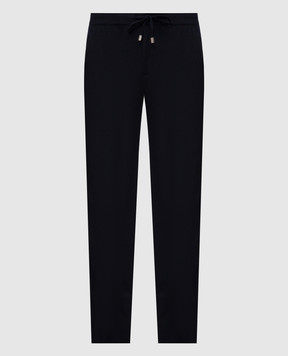 Enrico Mandelli Blue wool pants GYMP015814