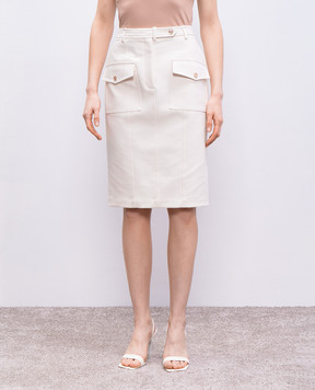 Tom Ford White pencil skirt GC5768FAX1402