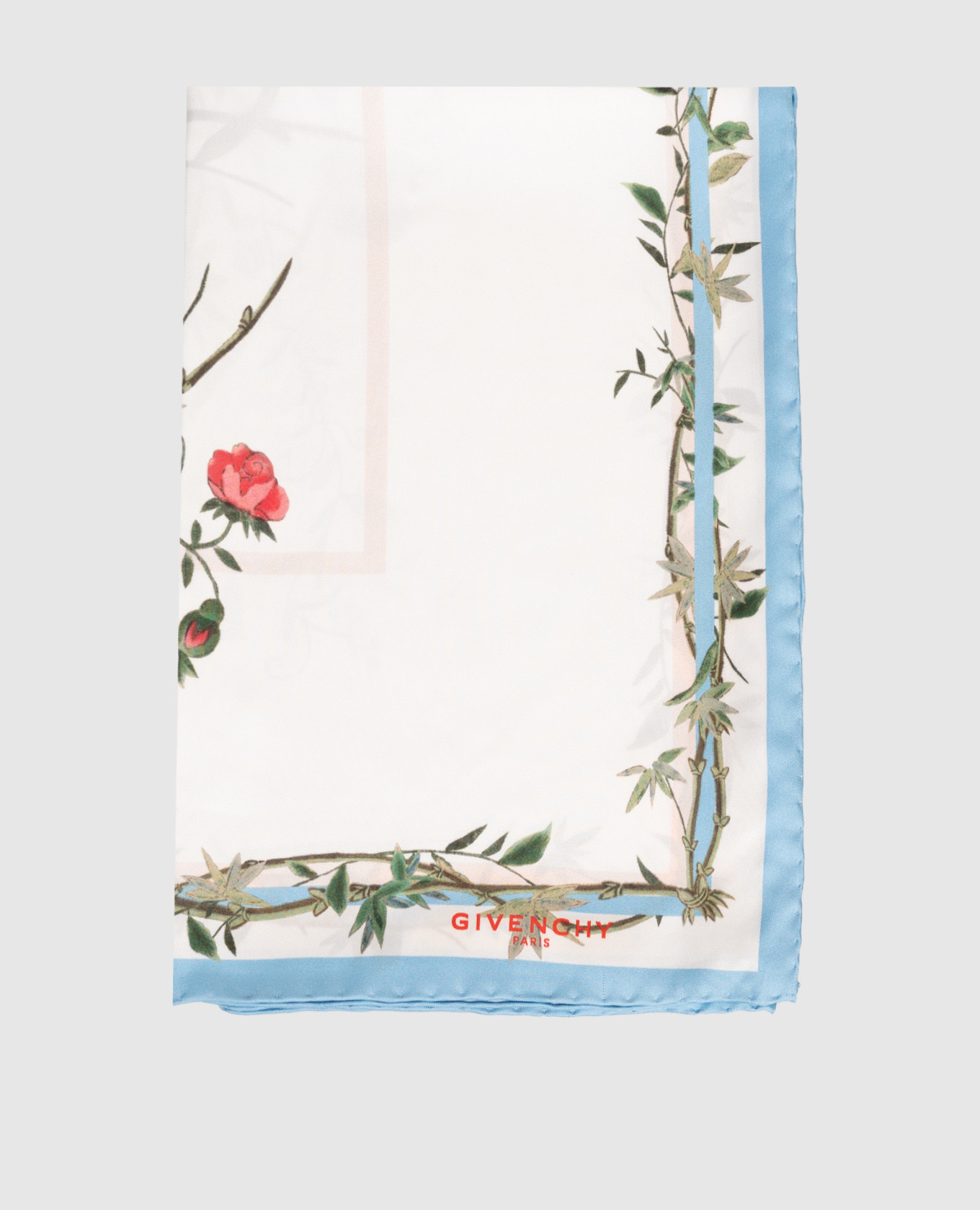 

White printed silk scarf Givenchy