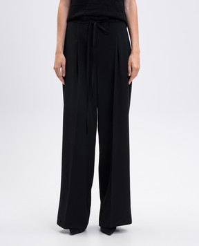 Twinset Black pants with logo 252TF2011