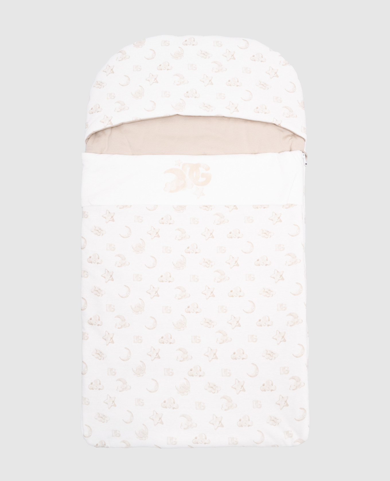 

Children's white envelope with monogram logo print Dolce&Gabbana