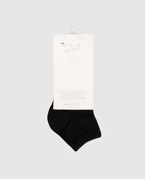 RiminiVeste Kids' set of black Jadea logo socks DCZJB786