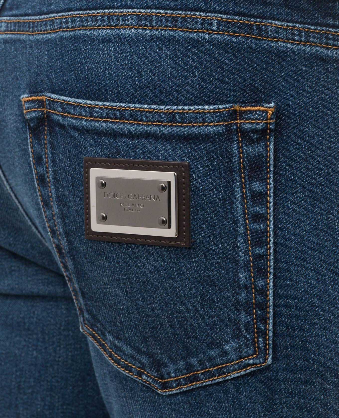 

Blue jeans with logo Dolce&Gabbana