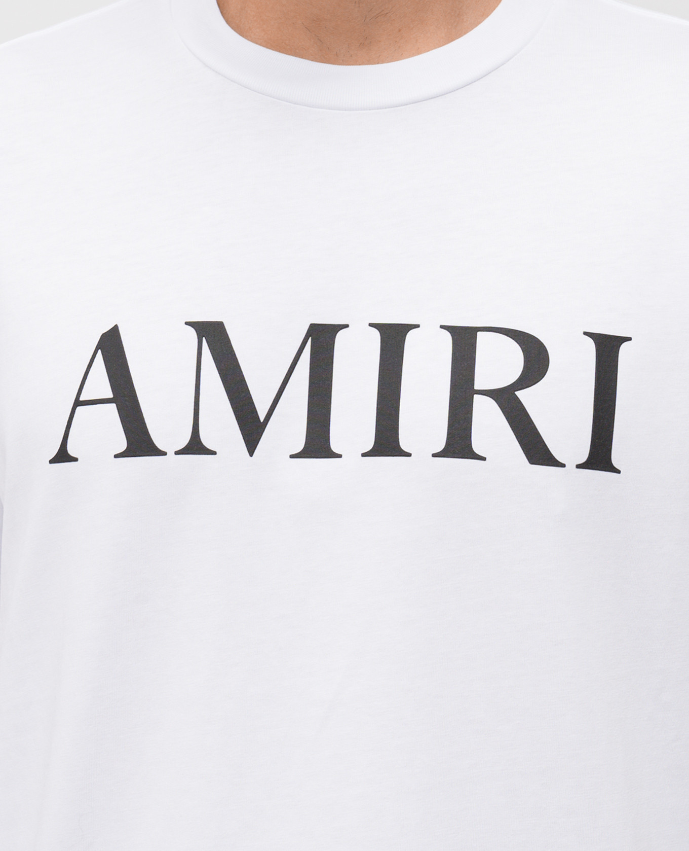 

White T-shirt with logo AMIRI