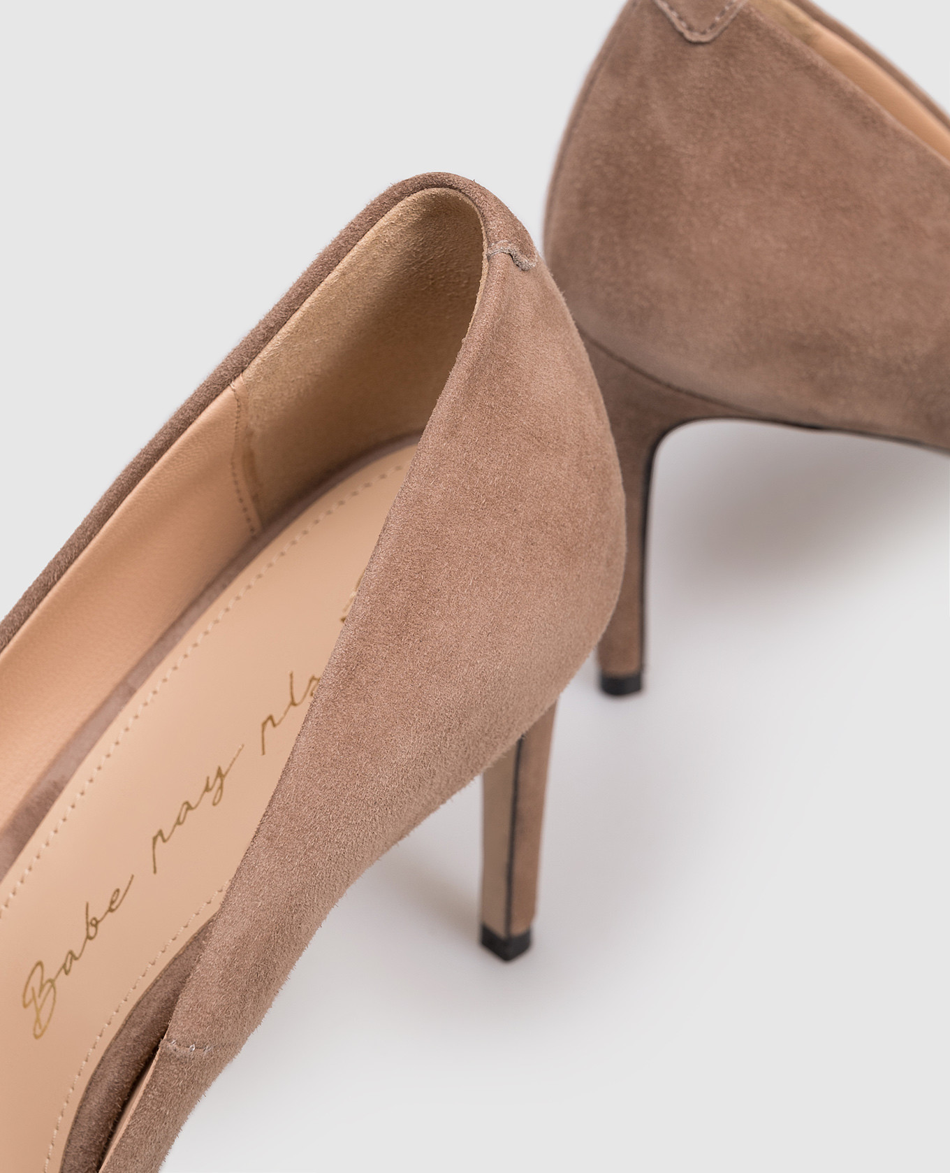 Beige suede shoes Babe Pay Pls 5