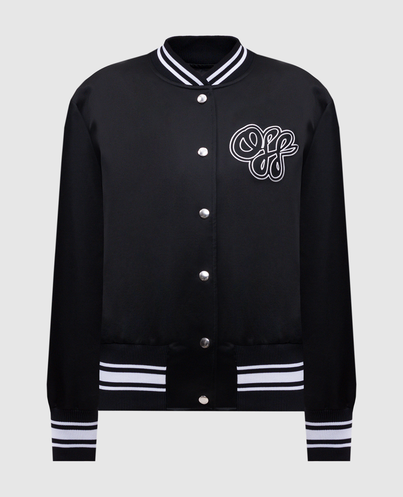 

Black bomber jacket with logo Off-White