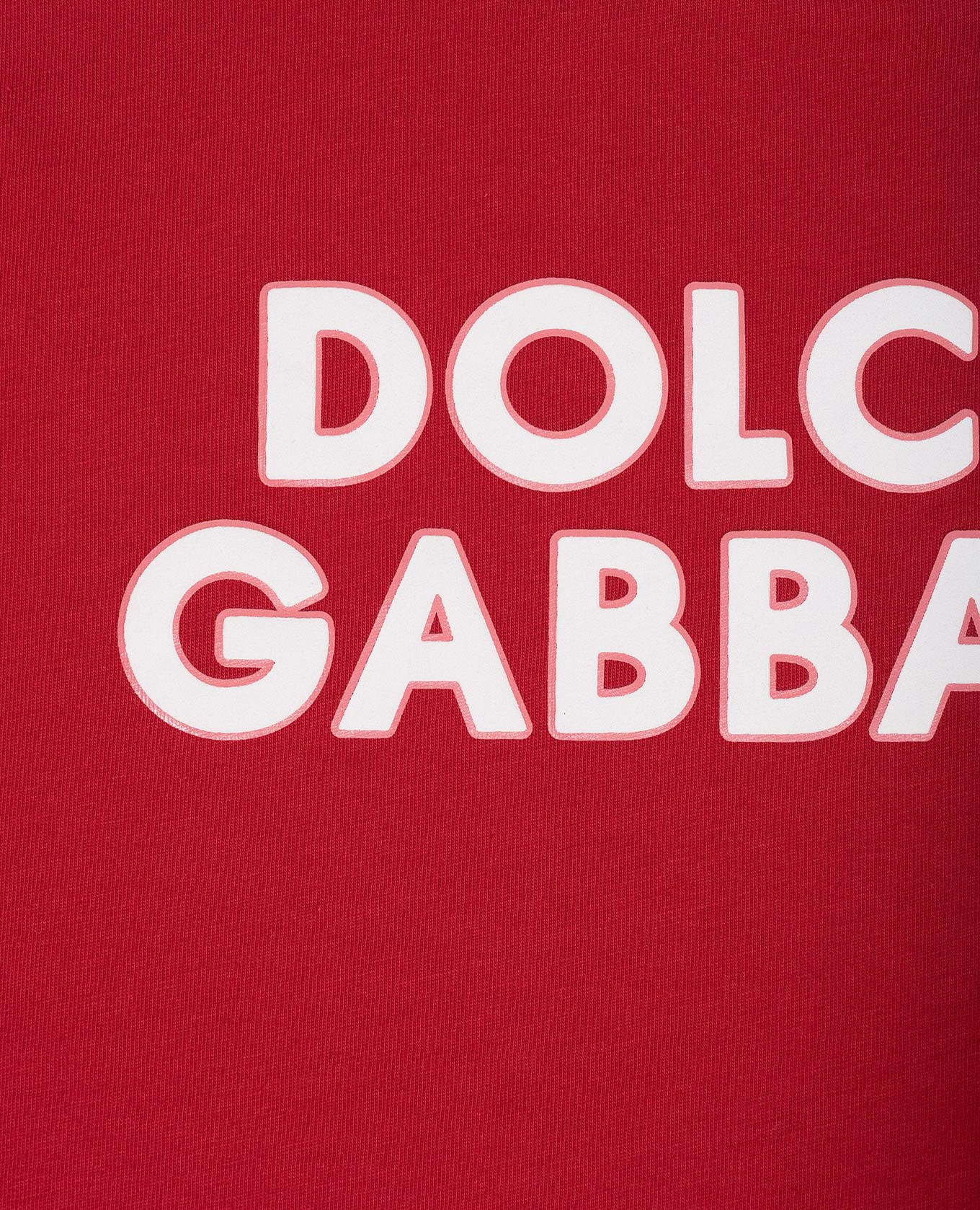 

Children's charming longsleeve with logo print Dolce&Gabbana, Red