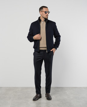 Enrico Mandelli Blue pants made of wool BOSTON5435