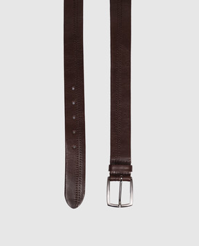 Peserico Brown leather belt R72027C0CC644