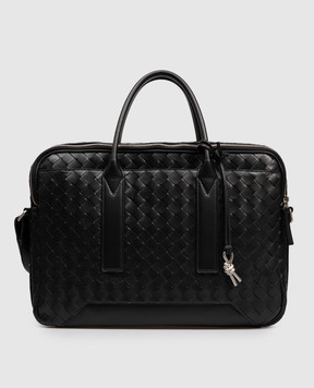 Bottega Veneta Black leather briefcase 766361V2HL1