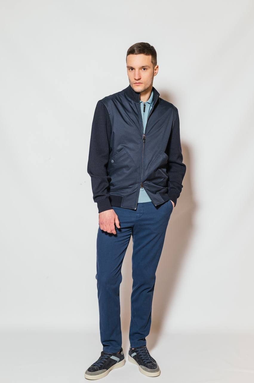 

Blue silk pants Marco Pescarolo