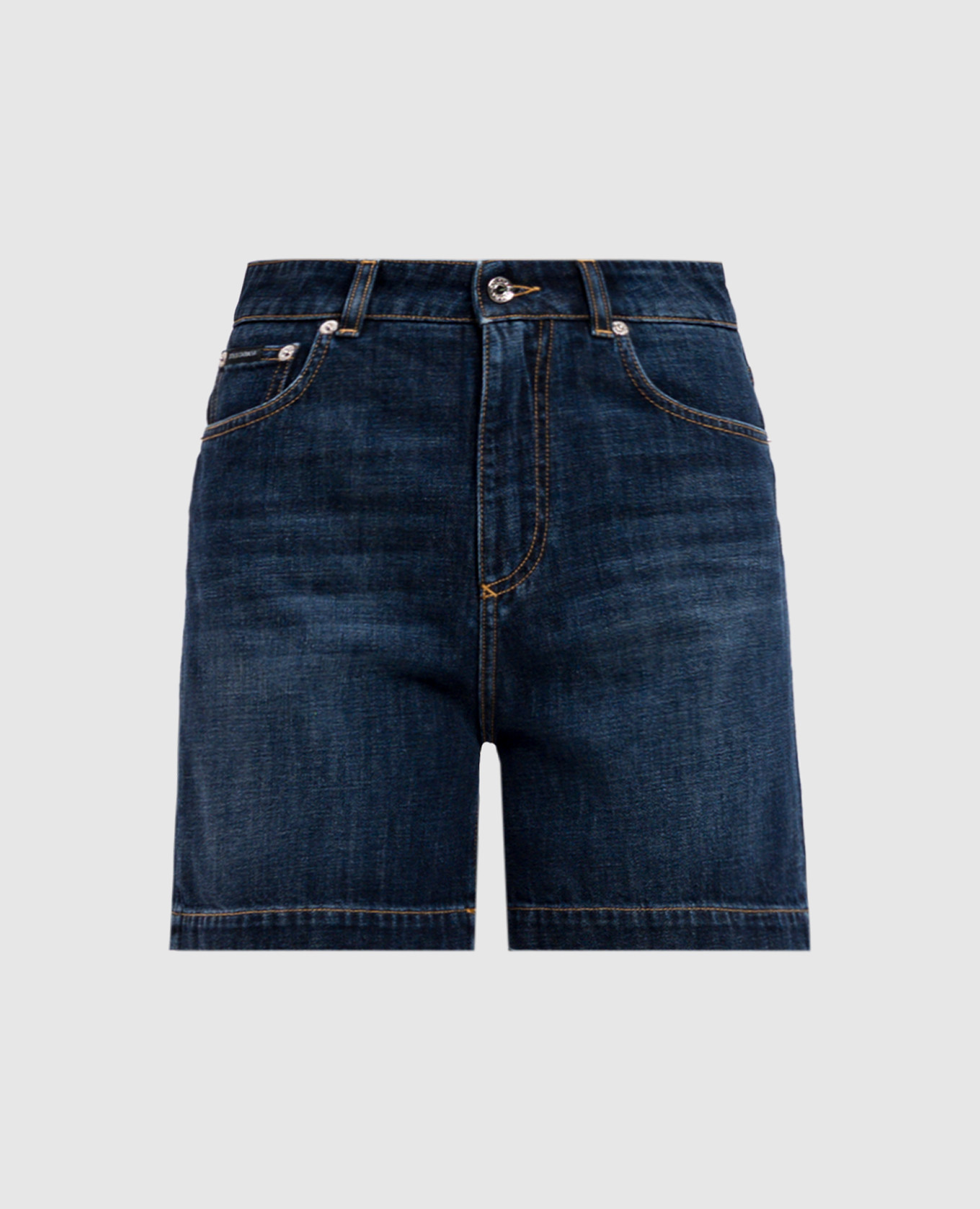 

Blue denim shorts with a distressed effect Dolce&Gabbana