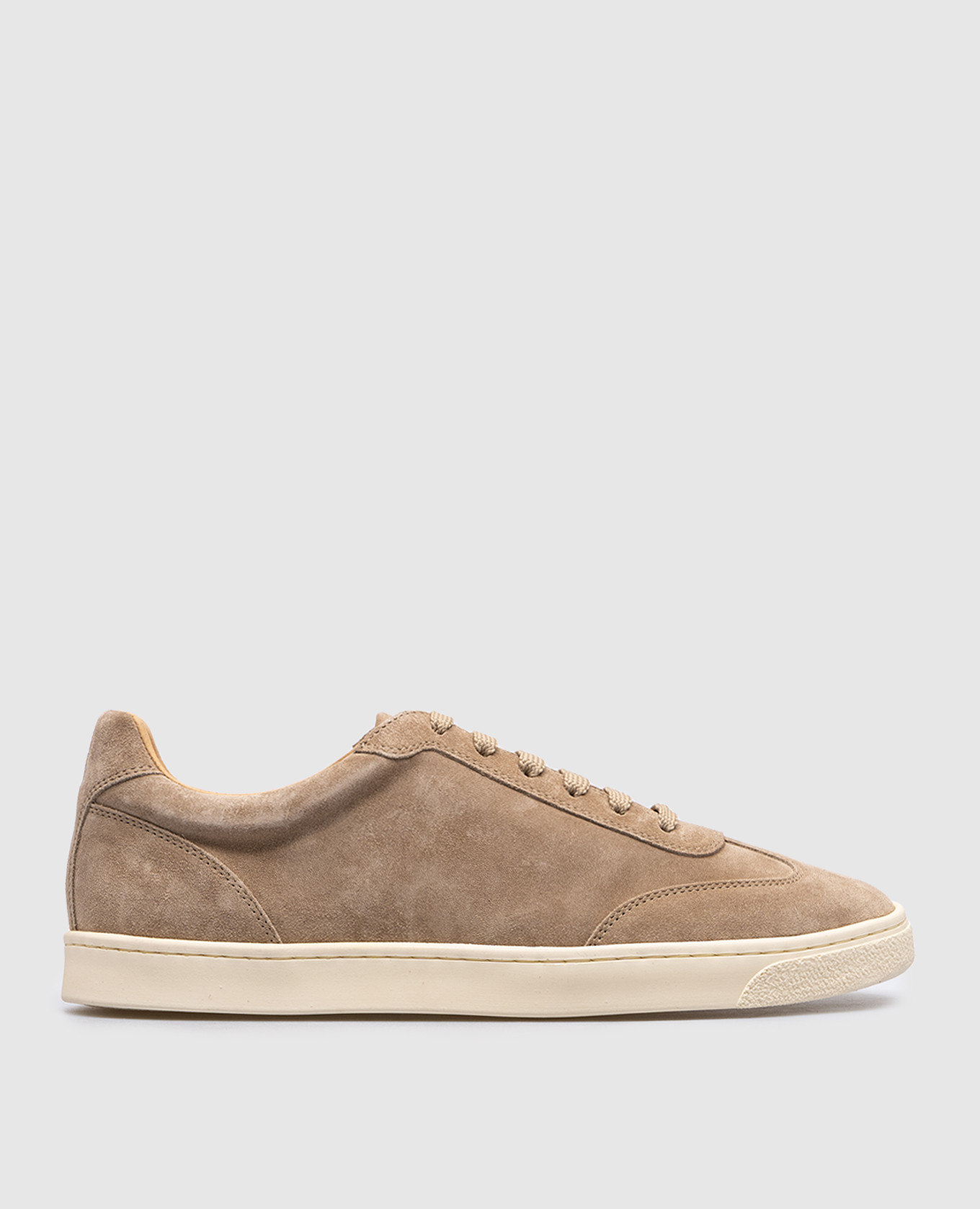 

Beige suede sneakers Brunello Cucinelli