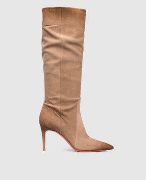 Santoni Beige suede boots WSID71836HI2SAEA