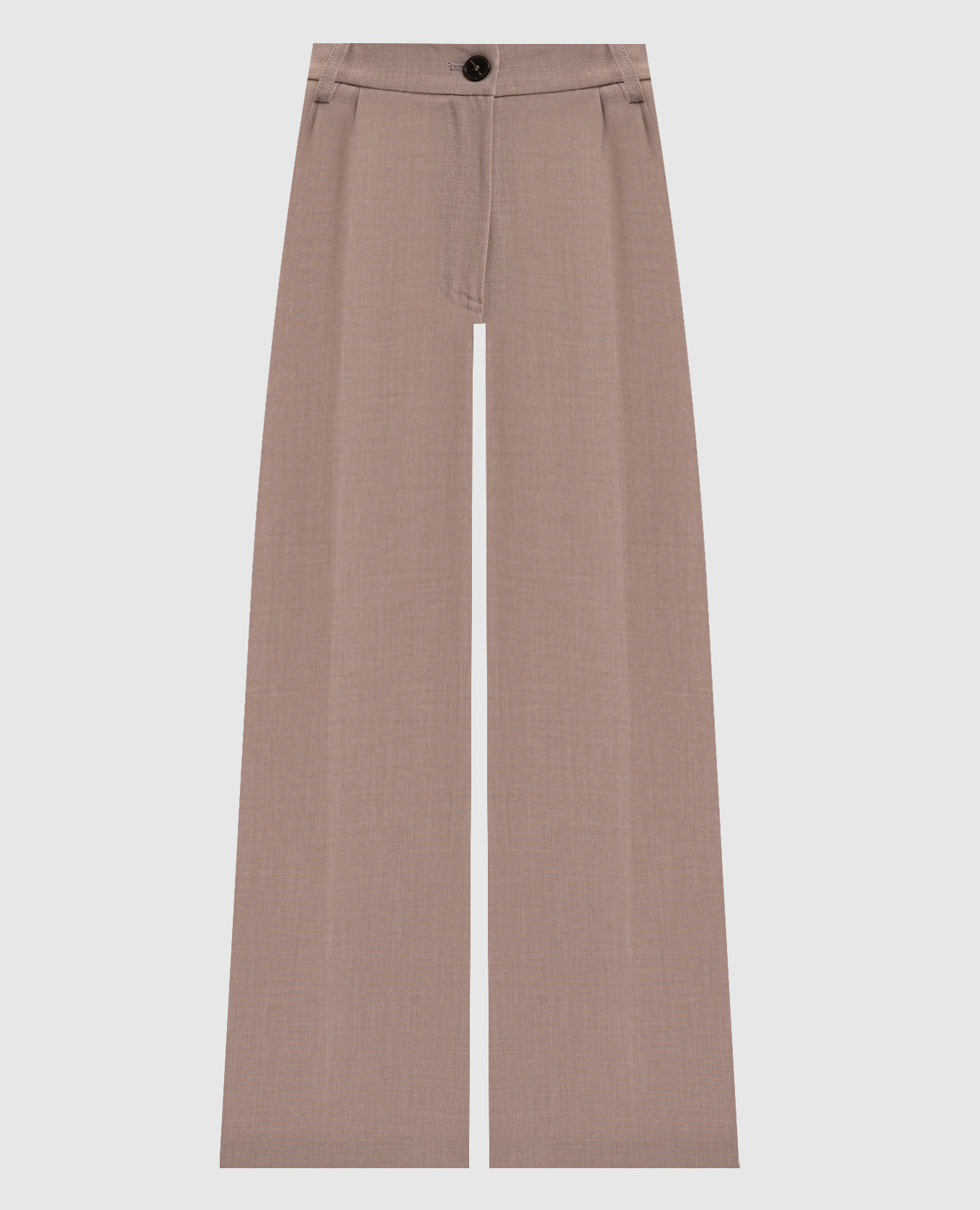 Beige pants with logo Twinset