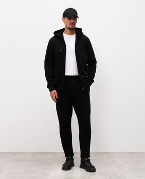 Trussardi Black sweatpants with emblem P8018000062NMP355F01