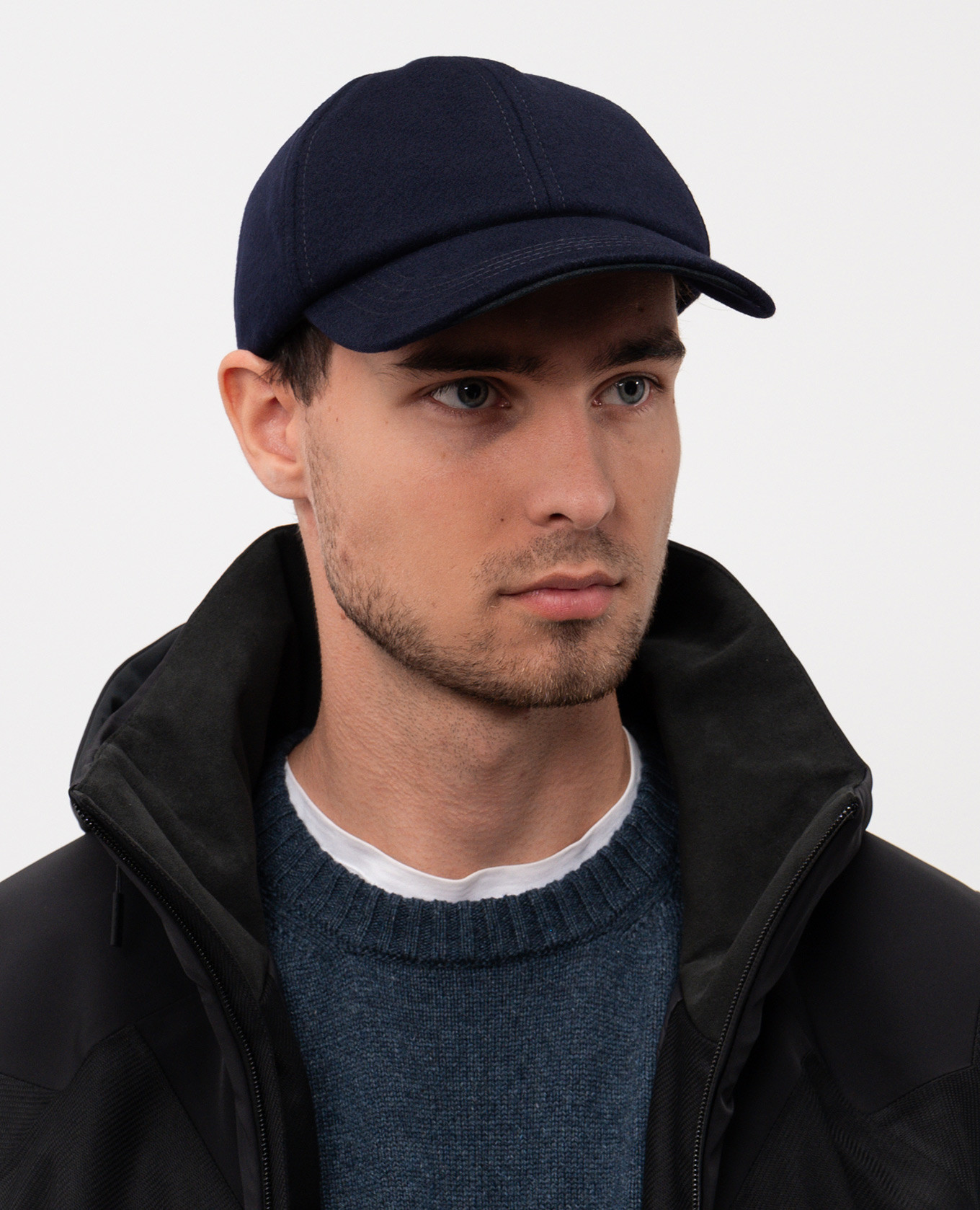 

Blue cashmere cap Sease