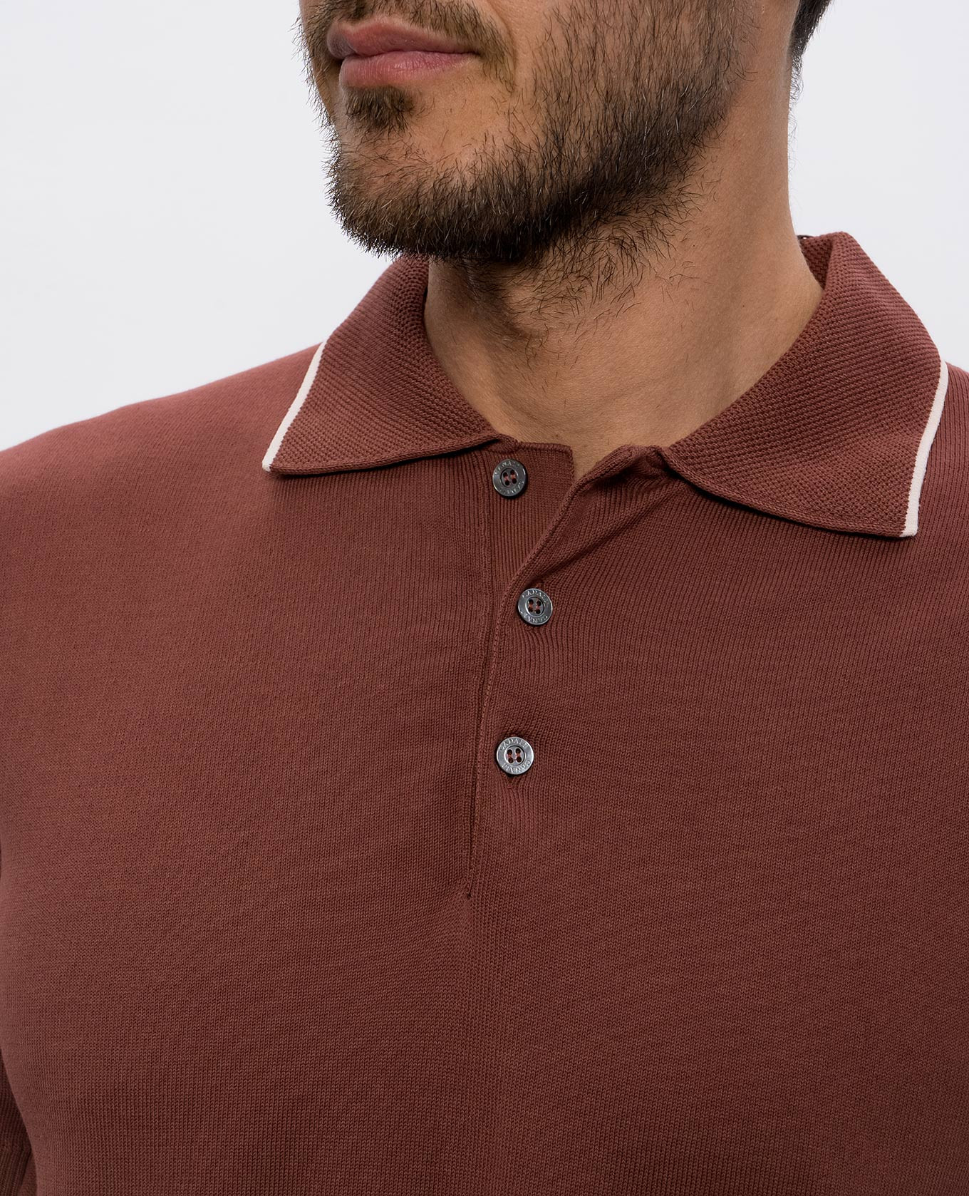 

Brown polo Canali