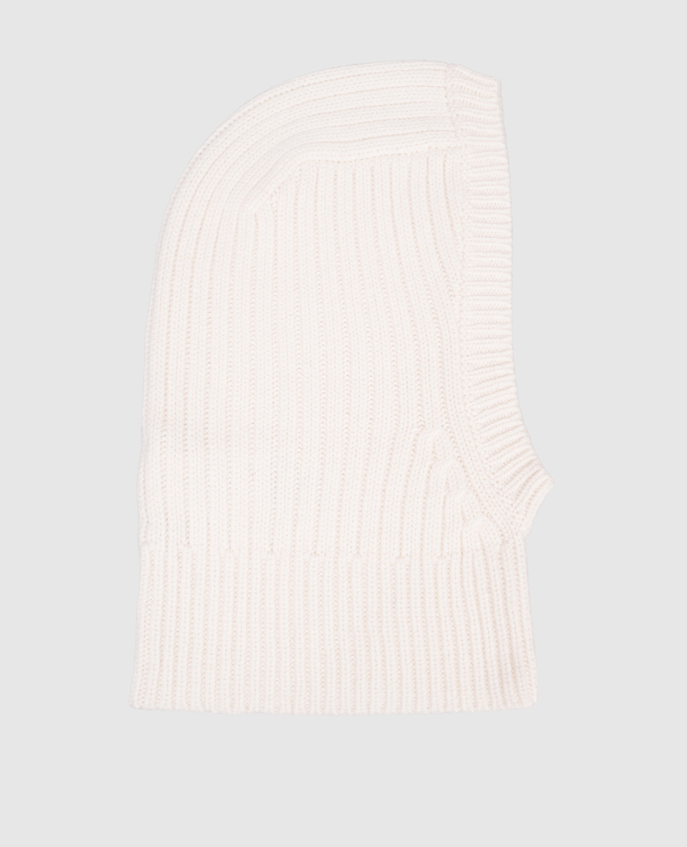 White cashmere hood Allude