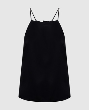 Twinset Black top with an open back 251TT2192