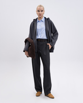 Bottega Veneta Gray wool jacket 834986V4CB0
