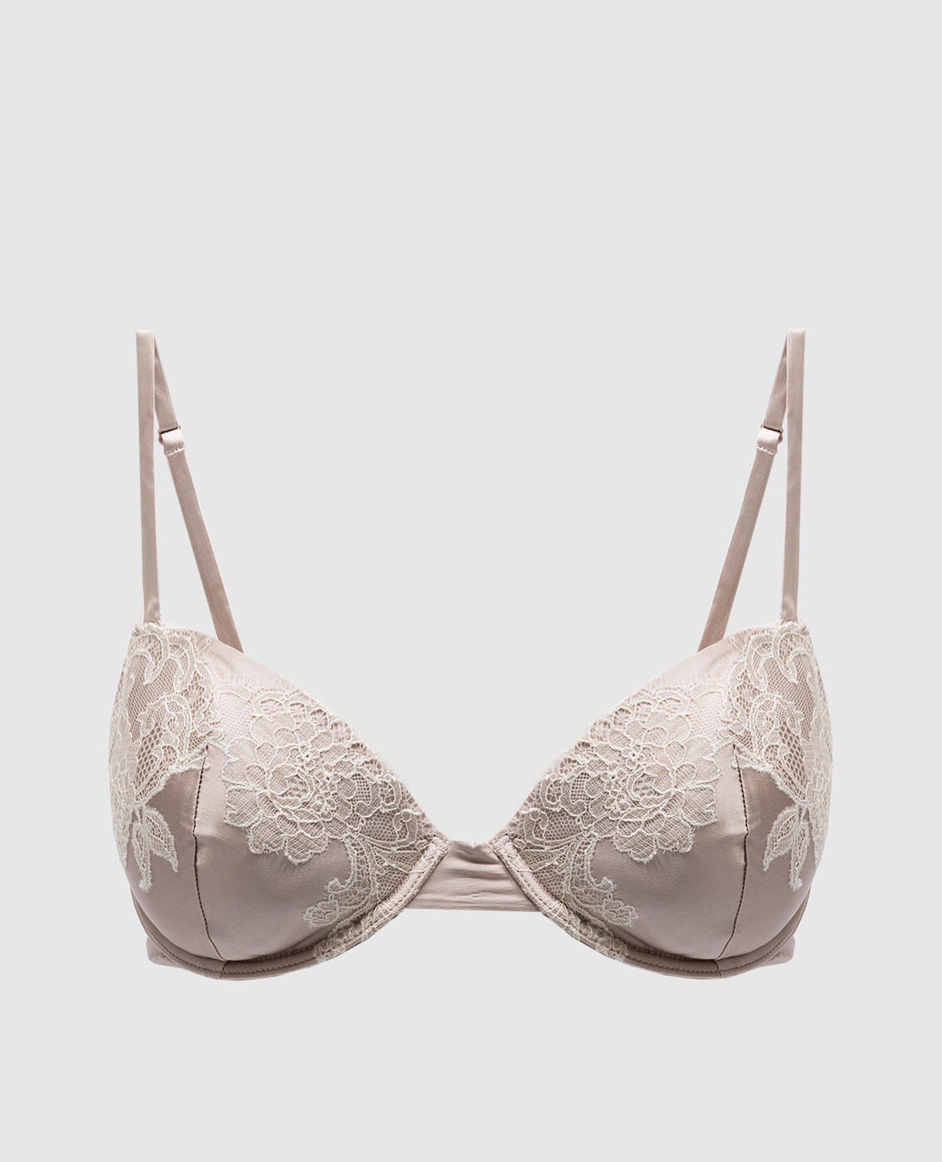 

Beige bodice with lace appliqué Carine Gilson, Бежевый
