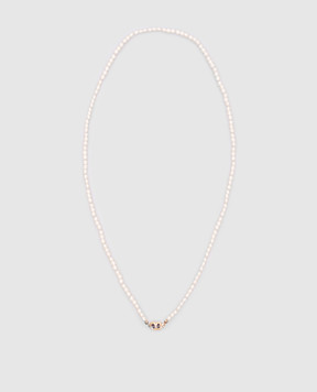 Valentino White necklace with VLogo emblem 6W2J0X99NBS