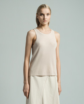 CO Pink cashmere ribbed top 8200BCM