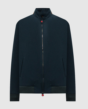 Kiton Green cashmere jacket UW2201V0425H