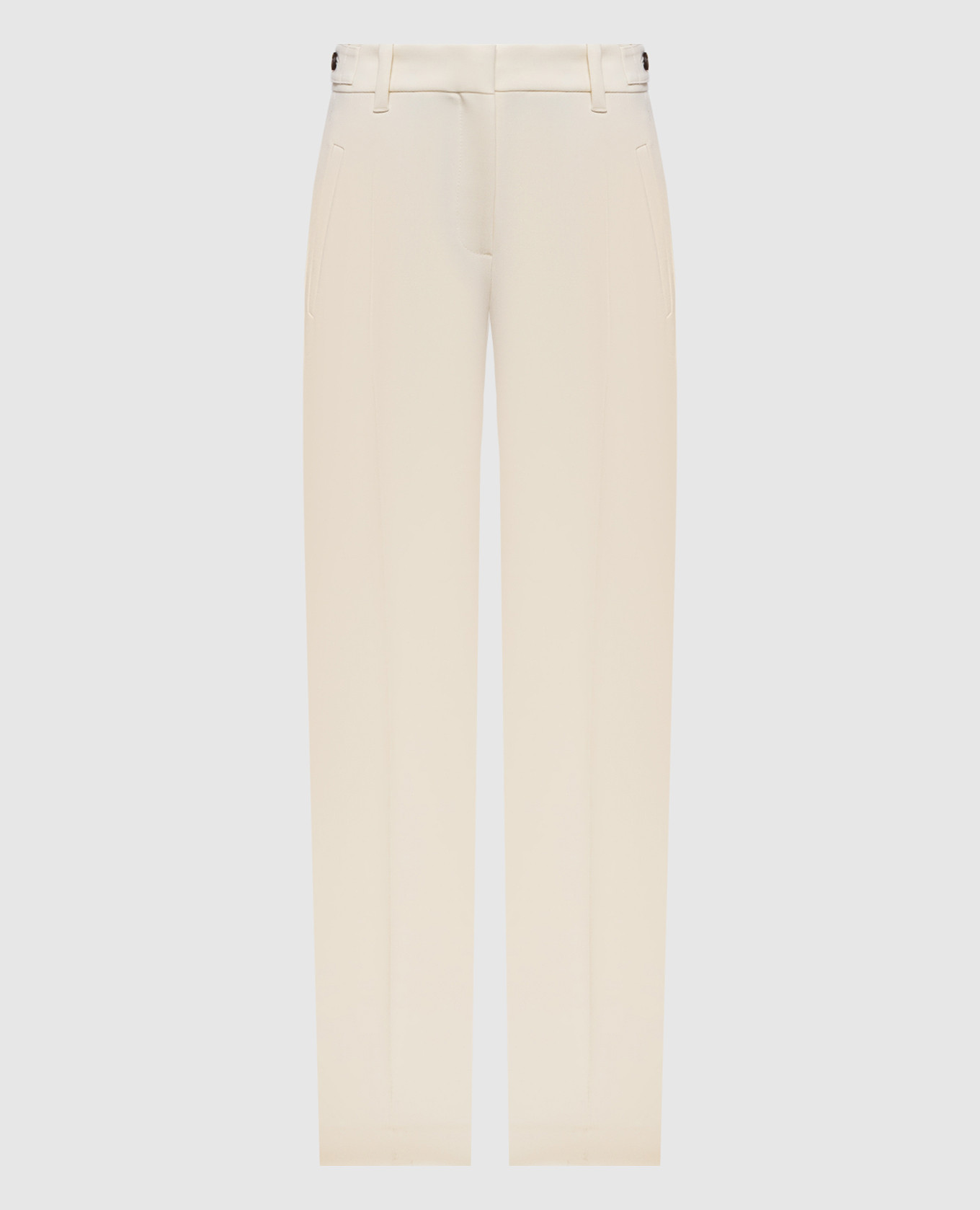 Beige wool pants Brunello Cucinelli