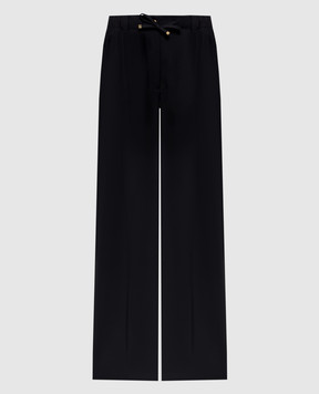 Moncler Black wool pants K20932A00018598XP
