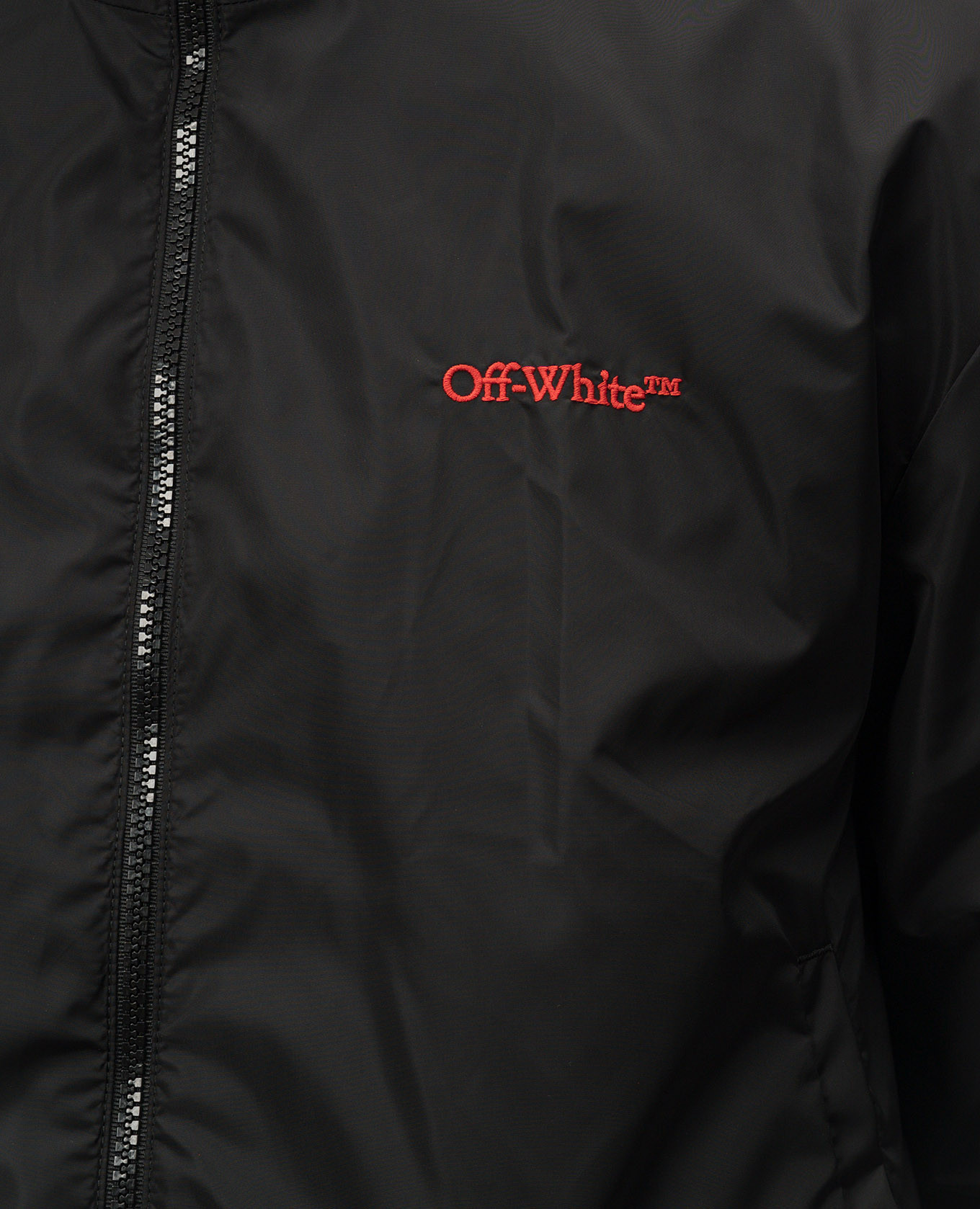 

Black sports jacket with logo embroidery Off-White