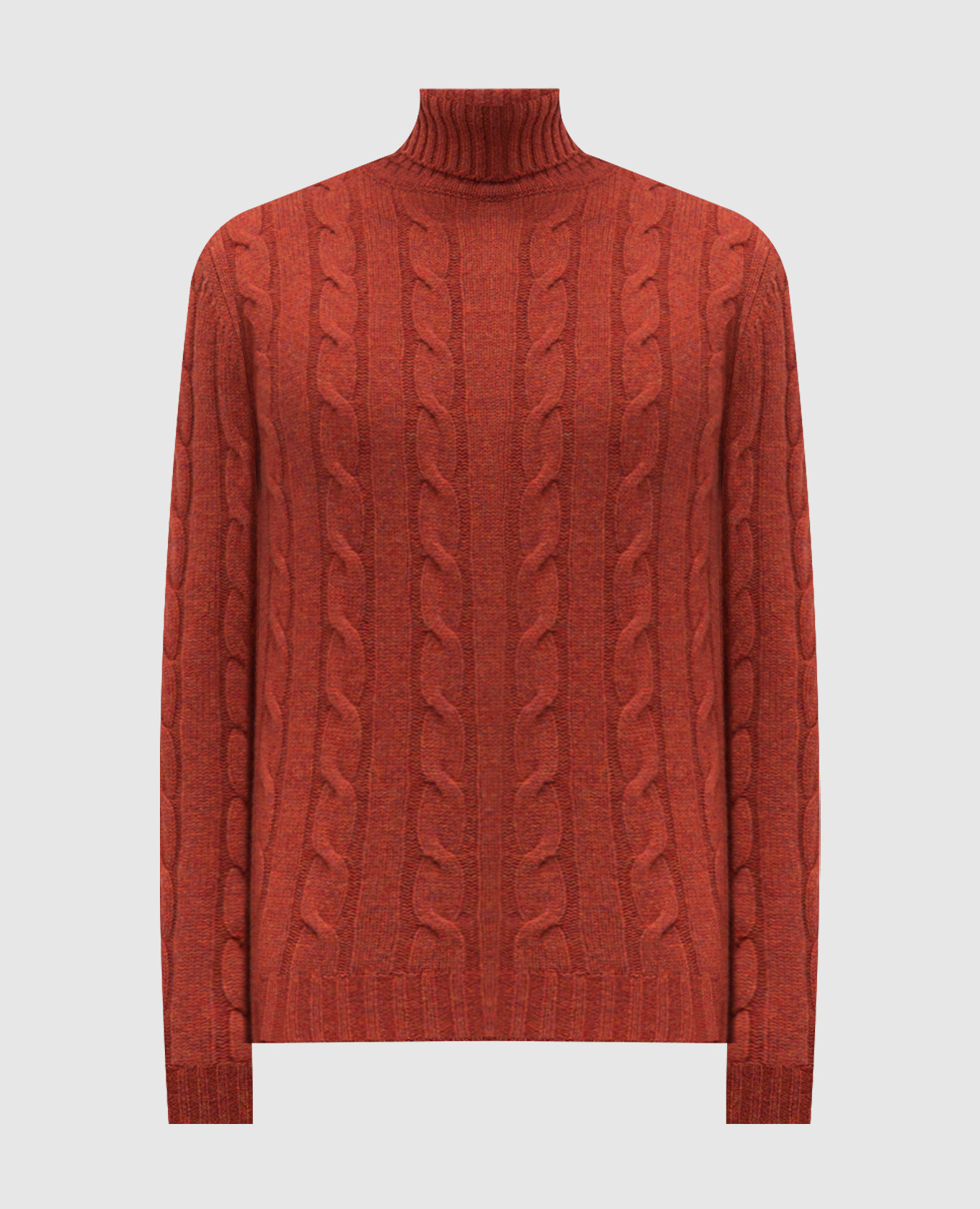 Brown merino wool sweater Daniele Fiesoli