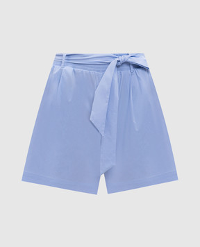 Twinset Blue shorts with logo 251LM2KHH