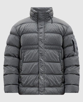 C.P. Company Green Chrome-R down jacket with logo MOW012A005904G