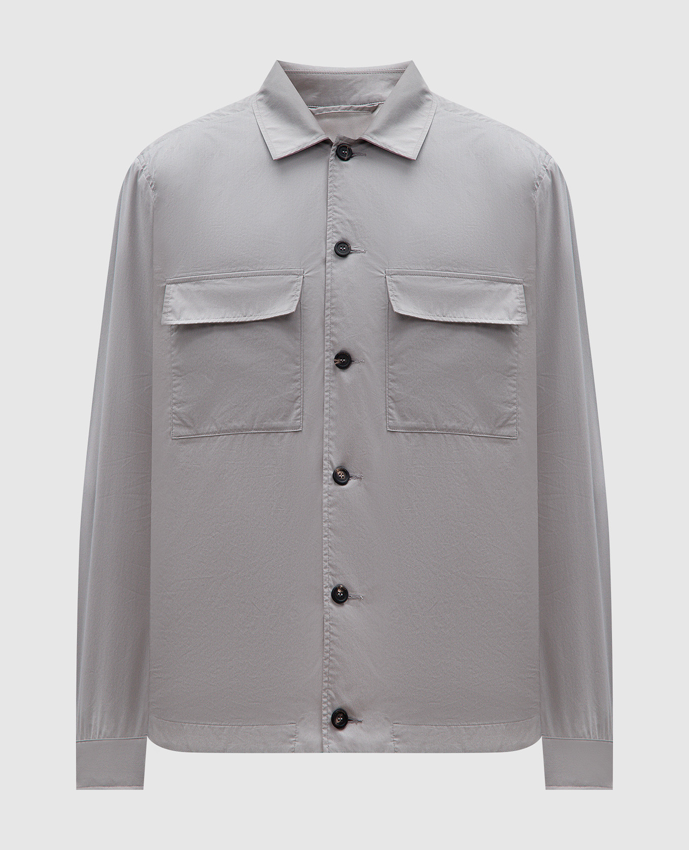 

Gray shirt-style windbreaker Peserico, Grey
