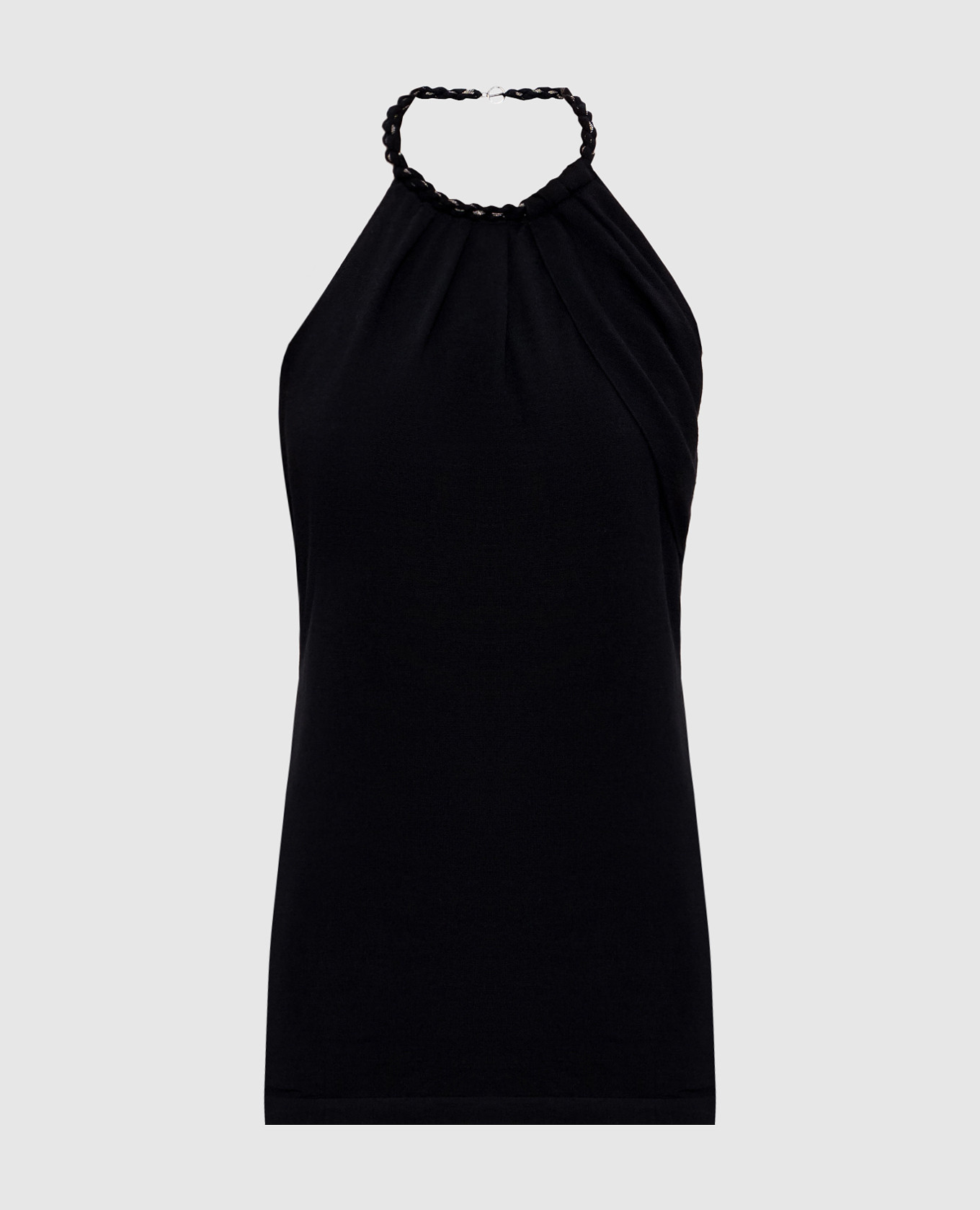 

Black cashmere and silk top Brunello Cucinelli