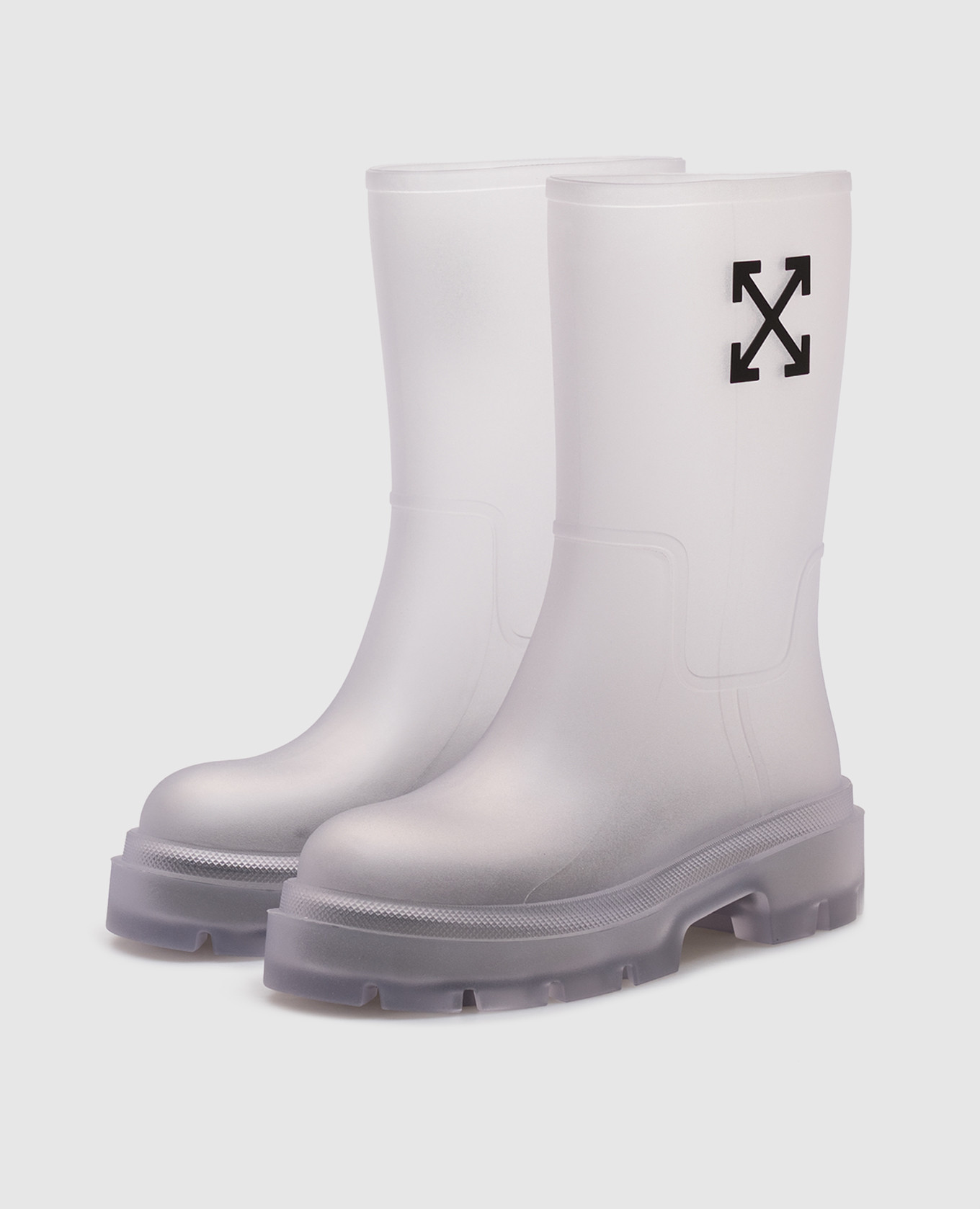 

Reboot Arrow transparent boots Off-White