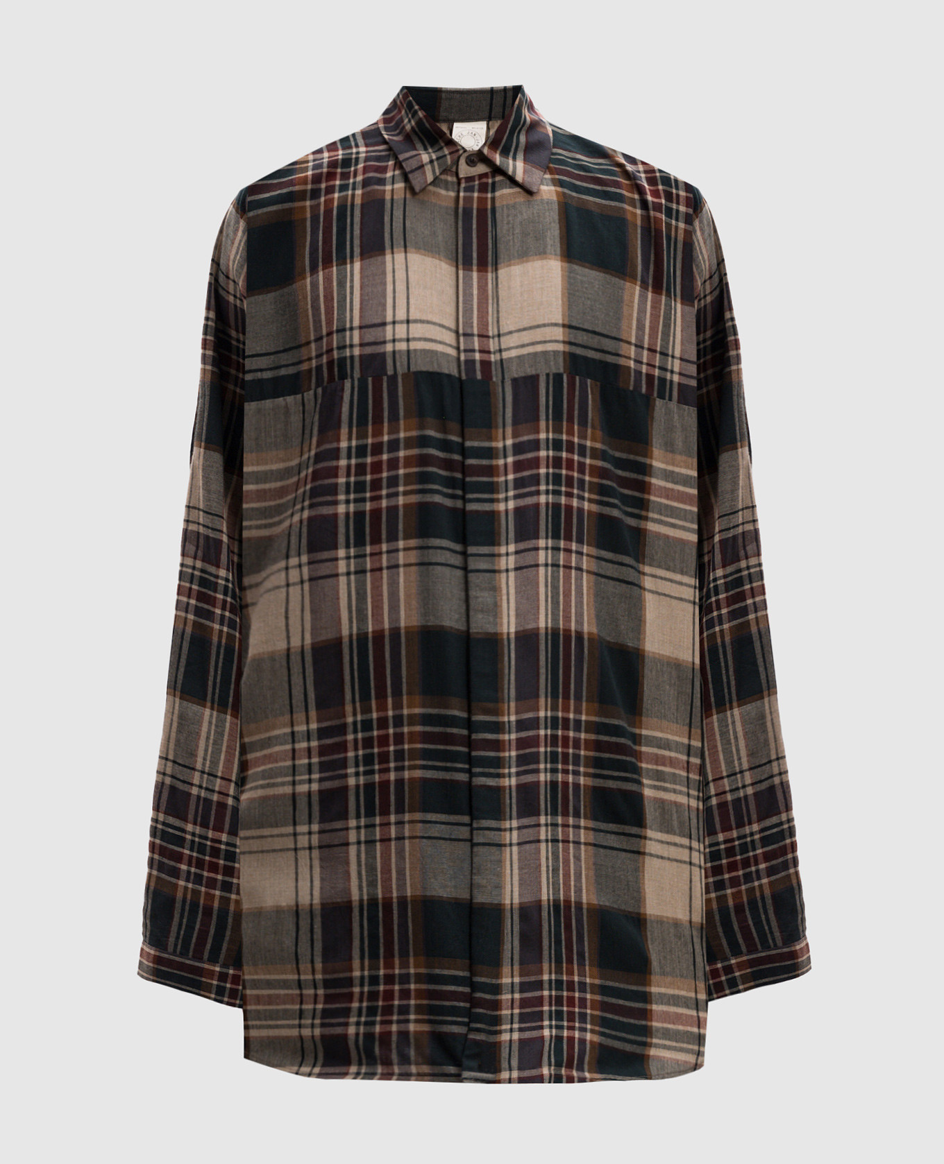 

Green checked shirt Jan Jan Van Essche
