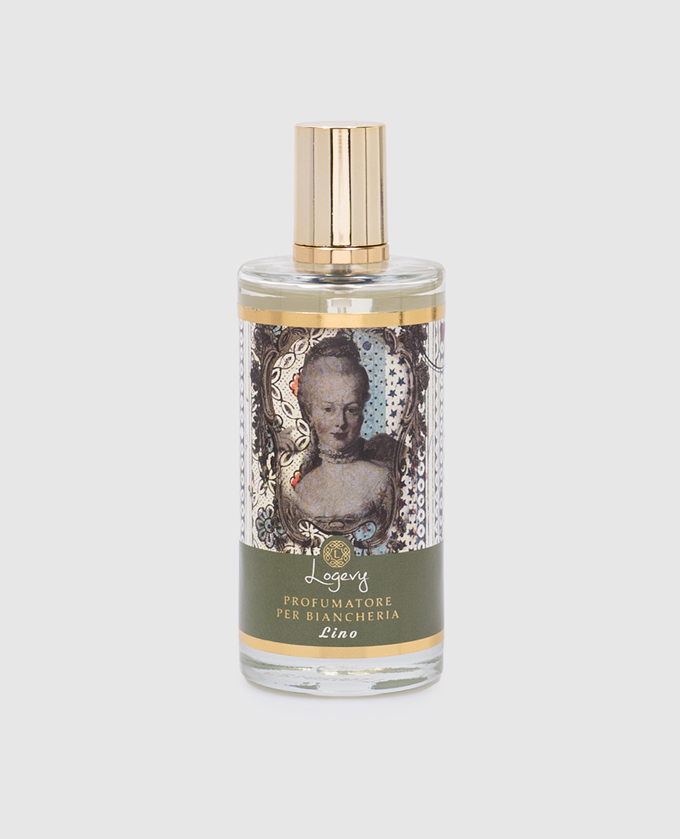 

Perfume for textiles Lino 100 ml Logevy, Transparent