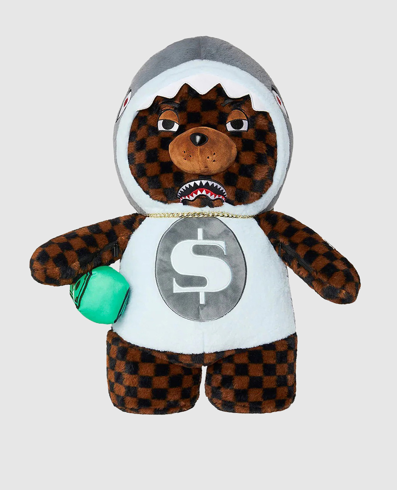 

Children's brown backpack THE RIZZLER MONEYBEAR TEDDYBEAR Sprayground
