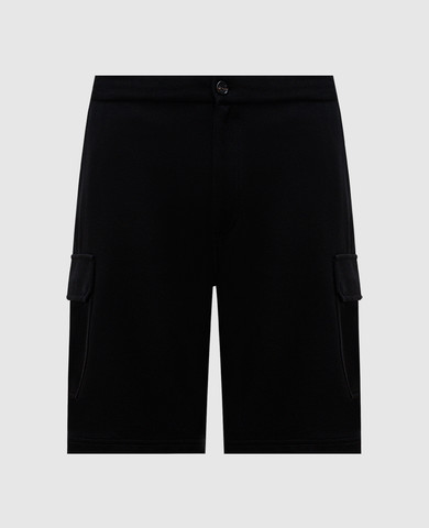 Black cargo shorts