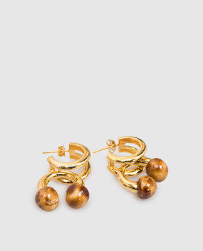 House of Fou Bon Bon Earrings DOUBLELAYEREDHOOPSWIT