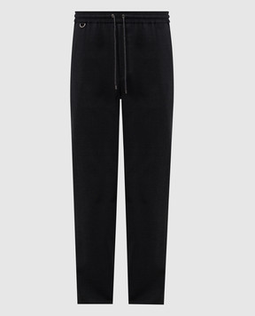 Agnona Gray pants made of wool with a metal accessory T706U6YUW017